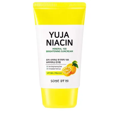 Some by MI Yuja Niacin Brightening Sunscreen SPF50+/PA++++ (Krem przeciwsłoneczny)