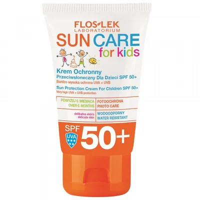 Floslek Sun Care  for Kids, Krem ochronny przeciwsłoneczny dla dzieci SPF 50+