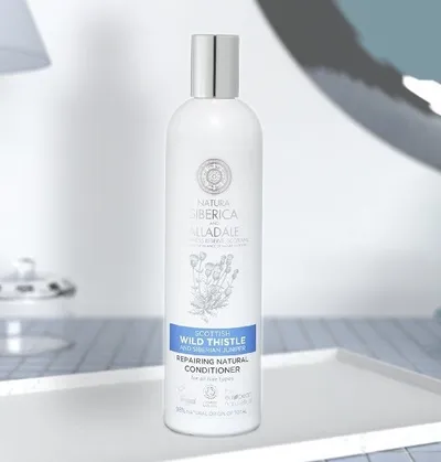 Natura Siberica Alladale, Scottish Wild Thistle Repairing Natural Conditioner (Naturalna regenerująca odżywka do włosów `Dziki oset`)