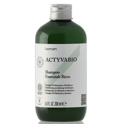 Kemon Actyva Bio, Shampoo Essenziale Ricco (Szampon nawilżający i zmiękczający)