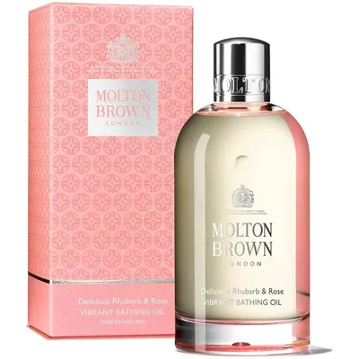 Molton Brown Delicious Rhubarb and Rose Vibrant Bathing Oil (Olejek do kąpieli `Rabarbar i róża`)