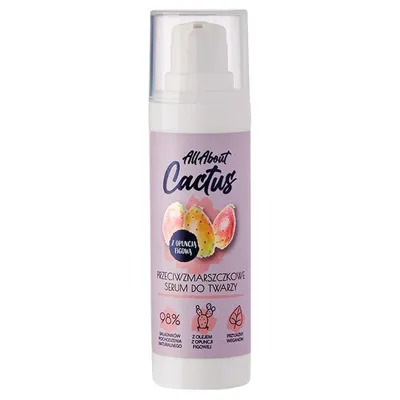 All About Cactus Przeciwzmarszczkowe serum do twarzy z opuncją figową