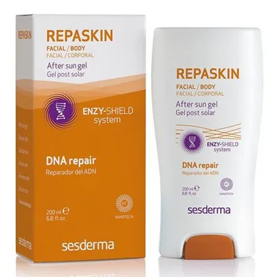 Sesderma Repaskin, Post Suncare Gel for Facial / Body (Żel po opalaniu do twarzy i ciała)