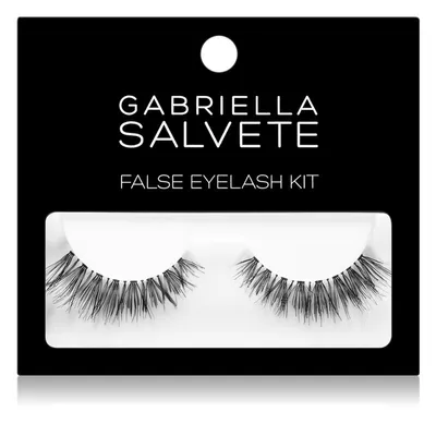 Gabriella Salvete False Eyelash Kit  Basic Black (Sztuczne rzęsy z klejem)