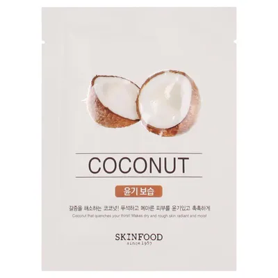SkinFood Beauty in a Food, Coconut Sheet Mask (Maska w płachcie z olejem kokosowym)