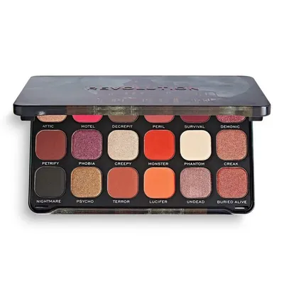 Revolution Beauty (Makeup Revolution) Halloween Haunted House Shadow Palette (Paleta 18 cieni do powiek)