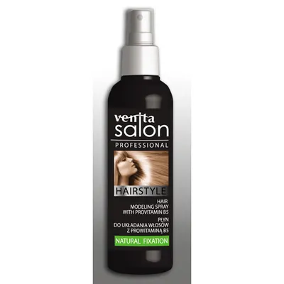 Venita Salon Professional Hairstyle, Hair Modelling Spray with provitamin B5 Natural Fixation (Spray do układania włosów)