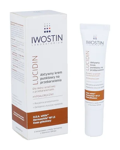 Iwostin Lucidin, Aktywny krem punktowy na przebarwienia