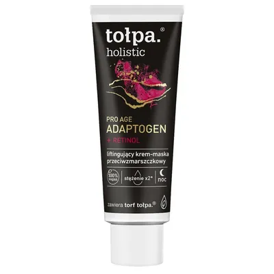 Tołpa Holistic, Pro Age Adaptogen, Liftingujący krem-maska przeciwzmarszczkowy na noc
