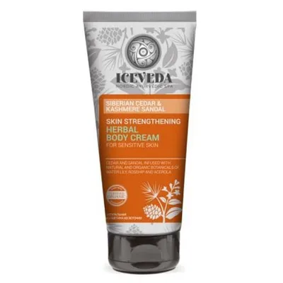 Iceveda Cedar & Sandal, Skin Strengthening Herbal Body Cream (Wzmacniający ziołowy krem do ciała)