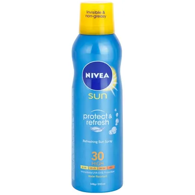 Nivea Sun, Protect & Refresh Invisible Cooling Sun Spray SPF 30 (Niewidzialny chłodzący spray do opalania)