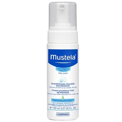 Mustela Bebe, Shampooing Mousse Nourrisson [Foam Shampoo For Newborns] (Szampon w piance dla noworodków)