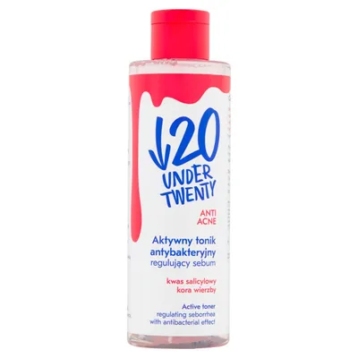 Under Twenty Anti Acne, Aktywny tonik antybakteryjny regulujący sebum
