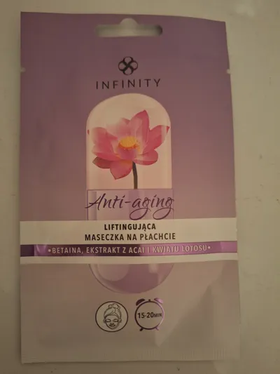 Infinity Liftingująca maseczka na płachcie anti-aging