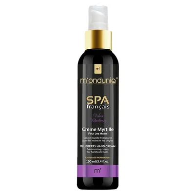 M'onduniq SPA Francais, Creme Myrtille Pour Les Mains (Jagodowy krem nawilżający do rąk, stóp i paznokci)