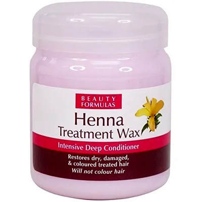 Beauty Formulas Henna Treatment Wax (Głęboko  odżywiający wosk do włosów)