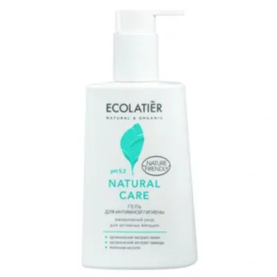Ecolatier Żel do higieny intymnej pH 5,2 `Natural Care`