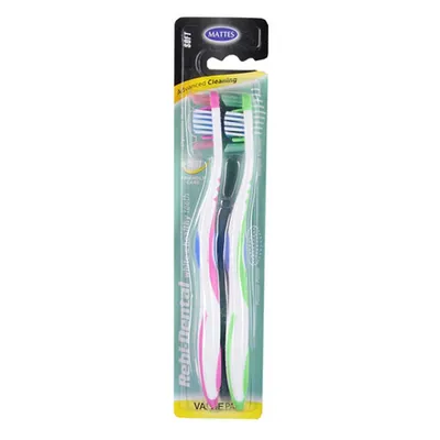Mattes Rebi-Dental, Ergonomic Head Toothbrush (Szczoteczka do zębów)