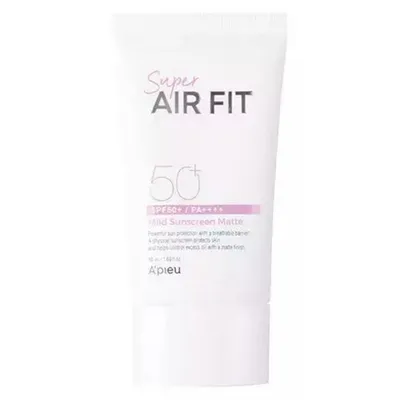 A'pieu Super Air Fit Mild Sunscreen Matte SPF50+/PA++++ (Matujący krem ochronny)
