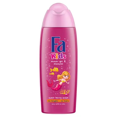 Fa Kids, Shower Gel & Shampoo Sweet Berry (Żel pod prysznic i szampon)