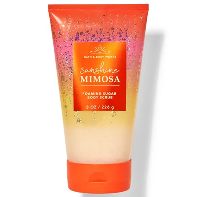 Bath & Body Works Sunshine Mimosa, Foaming Sugar Body Scrub (Peeling do ciała)