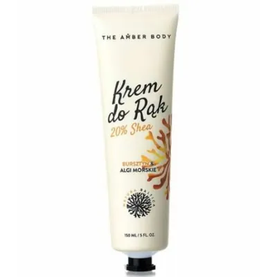 The Amber Body Natura Baltica, Krem do rąk 20% masła Shea `Bursztyn & algi morskie`
