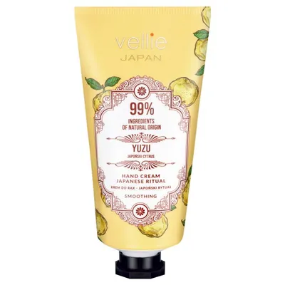 Vellie Japan Japanese Ritual, Hand Cream Green Yuzu (Wygładzający krem do rąk)