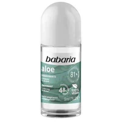 Babaria Natural Cosmetics Aloe Deodorante 48h (Dezodorant w kulce `Aloes`)