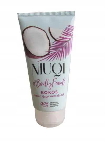Niuqi # Body food, Nawilżający krem do rąk `Kokos`
