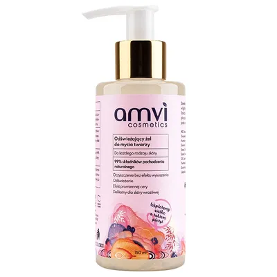 AMVI Cosmetics Odświeżający żel do mycia twarzy