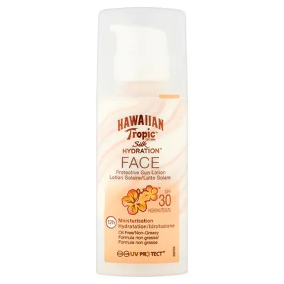 Hawaiian Tropic Silk Hydration Face Protective Sun Lotion (Nawilżający Balsam Ochronny do Twarzy SPF 30)