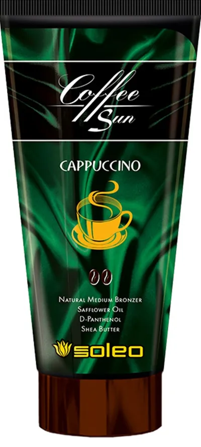 Soleo Profesional Coffee Sun Cappuccino, Natural Medium  Bronzer (Bronzer z przyspieszaczem opalania)