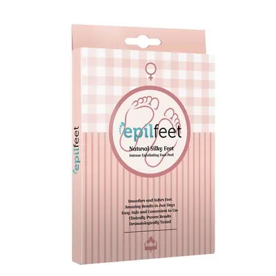 byOlie EpilFeet, Natural Silky Feet Intense Exfoliating Foot Peel (Skarpetki złuszczające damskie)
