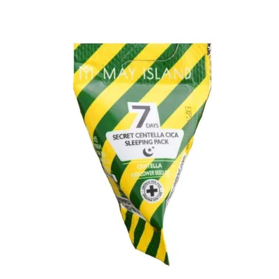 May Island 7 Days Secret ,Centella Cica Sleeping Pack (Maska do twarzy na noc)