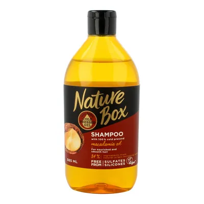 Nature Box Szampon do włosów odżywczo-wygładzający z olejem makadamia
