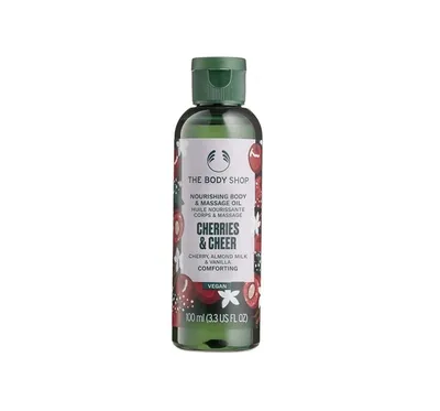 The Body Shop Cherries & Cheer, Nourishing Body & Massage Oil (Olejek do ciała i do masażu)