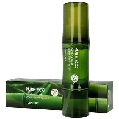 Tony Moly Pure Eco Bamboo Fresh Water Soothing Mist (Bambusowa mgiełka odświeżająca do twarzy)