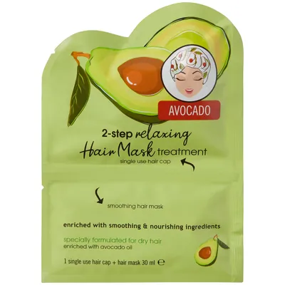Action 2-Step Relaxing Hair Mask Treatment Avocado (Maska do włosów w czepku  `Awokado`)