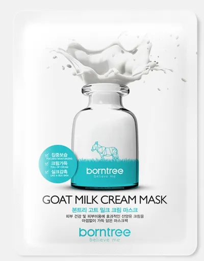 Borntree Goat Milk Cream Mask (Maseczka w płachcie)