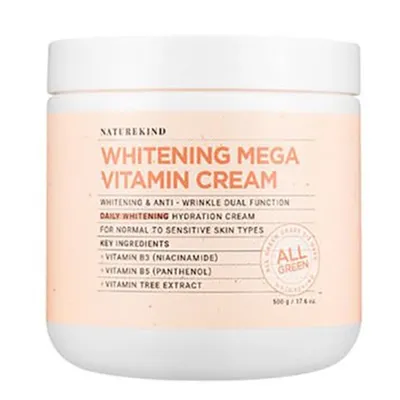 Naturekind Whitening Mega Vitamin Cream (Intensywnie wybielający krem z kompleksem witamin)