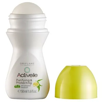 Oriflame Activelle, Purifying & Protecting Anti-perspirant Deodorant 48h (Dezodorant antyperspiracyjny w kulce  o zapachu limonki i eukaliptusa)