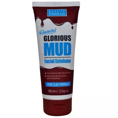 Beauty Formulas Renewing Glorious Mud, Facial Exfoliator (Peeling do twarzy z białą glinką)