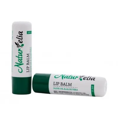 Naturelia Pomadka do ust SPF 15 `Organiczna oliwa z oliwek, olej migdałowy i aloes`