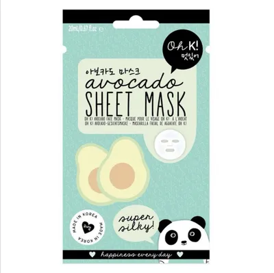 Oh K! Avocado Sheet Mask (Maska do twarzy w płachcie)