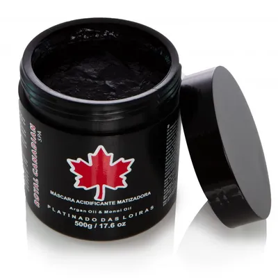 Royal Canadian Spa Argan Oil & Moinoi Oil  Anti-Yellow  Black Hair Mask (Czarna maska do włosów)
