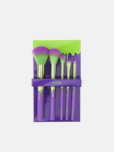 Sinsay Halloween,  Brush Set (Pędzle do makijażu 5 sztuk)