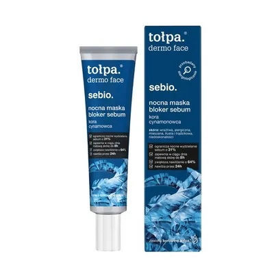 Tołpa Dermo Face, Sebio, Nocna maska bloker sebum (nowa wersja)
