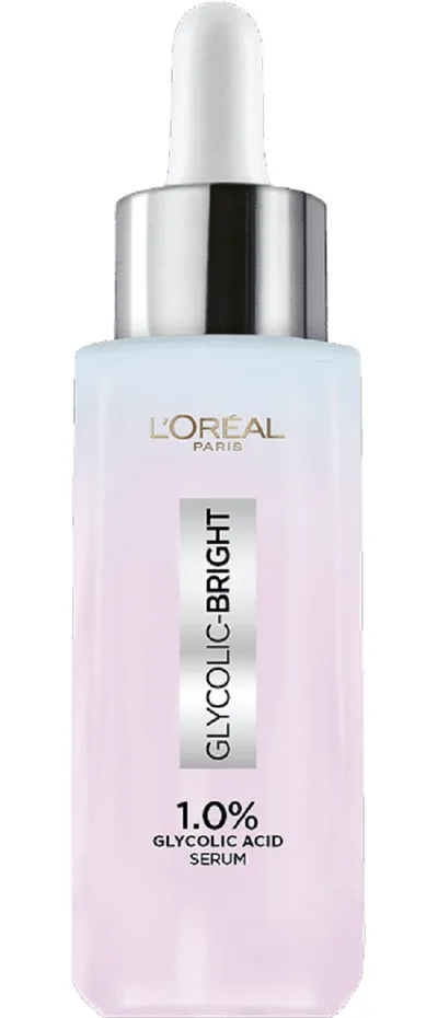L'Oreal Paris Glycolic Bright, 1.0% Glycolic Acid Instant Glowing Face Serum (Serum rozświetlające)