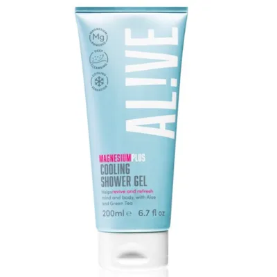 Alive Skincare Magnesium Plus Cooling Shower Gel (Odświeżający żel pod prysznic z efektem chłodzącym)