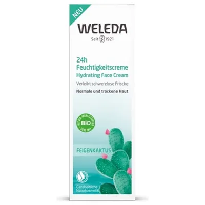 Weleda 24h Feuchtigkeitscreme (Nawilżający krem do twarzy 24h z opuncją)